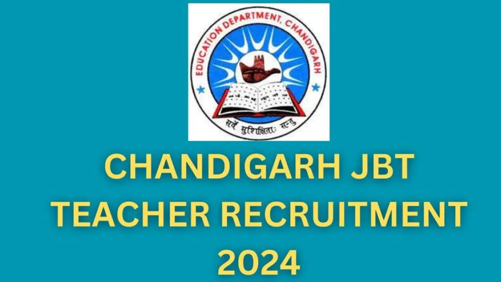 JBT TEACHER RECRUITMENT 2024