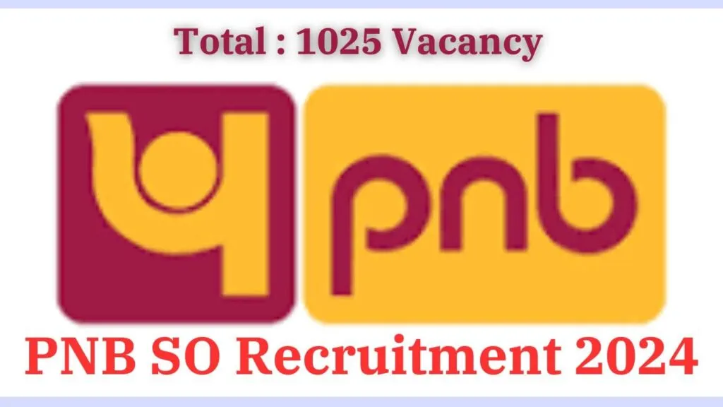 PNB SO Recruitment 2024