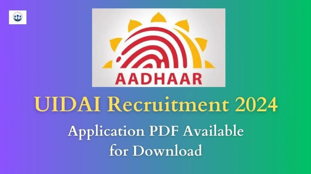 UIDAI Recruitment 2024
