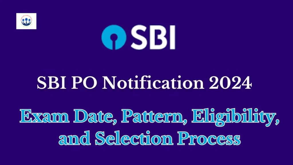 SBI PO Notification 2024