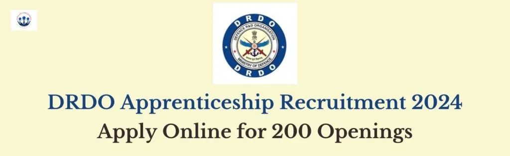DRDO Apprenticeship Recruitment 2024