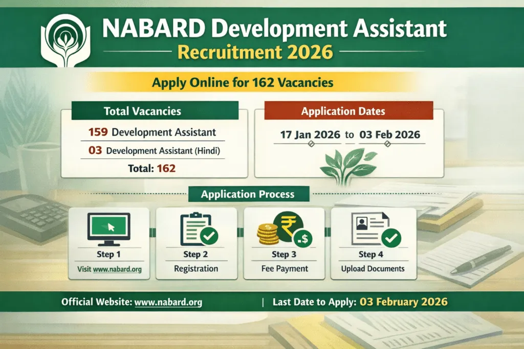 NABARD Development Assistant Recruitment 2026