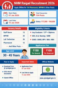 NHM Raigad Notification 2026