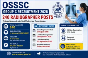 OSSSC Radiographer Recruitment 2026